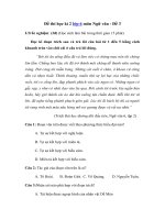 Tải Đề thi học kì 2 lớp 6 môn Ngữ Văn năm 2019 - 2020 - Đề 3 - Đề thi Ngữ văn 6 học kì 2 Có đáp án