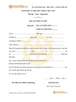 Tải Mẫu đơn xin miễn giảm án phí - HoaTieu.vn