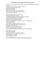 lời bài hát từng có người yêu tôi như sinh mệnh