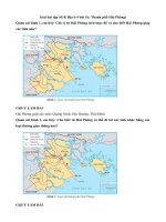 Tải Giải bài tập SGK Địa lí 4 bài 16: Thành phố Hải Phòng - Hướng dẫn giải bài tập môn Địa lý lớp 4