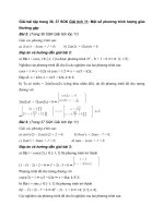 Tải Giải bài tập trang 36, 37 SGK Giải tích 11: Một số phương trình lượng giác thường gặp - Giải bài tập môn Toán lớp 11