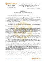 TT-BTC mức thu, nộp phí sử dụng đường bộ - HoaTieu.vn