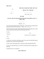 Tải Mẫu PC27: Văn bản đề nghị cấp Giấy chứng nhận kiểm định phương tiện phòng cháy và chữa cháy - HoaTieu.vn