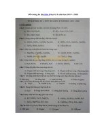 Tải Đề cương ôn tập Hóa 8 học kì 2 năm học 2019 - 2020 - Ôn tập Hóa 8 học kì 2