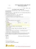 Tải Mẫu giấy phép tổ chức triển lãm - HoaTieu.vn