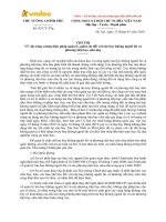 CT-TTg 2020 tăng cường quản lý, giám sát đối với tàu bay không người lái - HoaTieu.vn