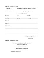 Tải Mẫu đơn xin rút tiền học phí - HoaTieu.vn