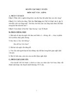 bài ôn tập trực tuyếnmôn ngữ văn  lớp 8a phần văn bảncâu 1