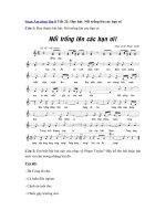 Tải Soạn Âm nhạc lớp 8 Tiết 22: Học hát: Nổi trống lên các bạn ơi - Soạn âm nhạc lớp 8 Tiết 22