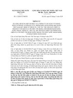 TT-NHNN sửa đổi Thông tư thanh lý tài sản của tổ chức tổ chức tín dụng - HoaTieu.vn