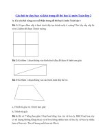 Tải Tổng hợp các câu hỏi hay và khó trong đề thi học kì môn Toán lớp 2 - Câu hỏi nâng cao Toán lớp 2 trong đề thi học kì