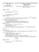 Tải Đề thi vào lớp 10 môn Toán Sở GD&ĐT Phú Thọ năm học 2017 - 2018 - Đề thi tuyển sinh vào lớp 10 môn Toán có đáp án