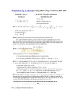 Tải Đề thi thử vào lớp 10 môn Toán trường THCS Giảng Võ năm học 2019 - 2020 - Đề minh họa thi vào 10 năm 2020