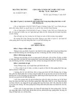 TT-BCT quản lý vận hành hồ chứa quặng đuôi trong hoạt động khai thác và chế biến khoáng sản - HoaTieu.vn