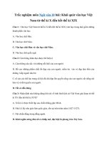 Tải Trắc nghiệm môn Ngữ văn 10 bài 13 - Khái quát văn học Việt Nam từ thế kỉ X đến hết thế kỉ XIX