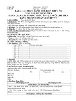 Tải Giáo án Công nghệ 7 bài 42 - 43: Thực hành: Chế biến thức ăn giàu gluxit bằng men - Đánh giá chất lượng thức ăn vật nuôi bằng phương pháp vi sinh vật - Giáo án điện tử Công nghệ 7