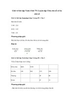 Tải Giải vở bài tập Toán 4 bài 79: Luyện tập Chia cho số có ba chữ số - Giải vở bài tập Toán lớp 4 tập 1