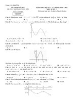 [XMIN 2021] SỐ 20- Đề thi HK1 Toán 12 năm 2020 – 2021 trường THPT Phan Ngọc Hiển – Cà Mau | Học toán online chất lượng cao 2020 | Vted