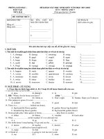 Tải Đề thi chọn học sinh giỏi môn tiếng Anh lớp 7 Phòng GD&ĐT Tiền Hải, Thái Bình năm học 2017-2018 có đáp án - Đề thi chọn học sinh giỏi môn tiếng Anh lớp 7