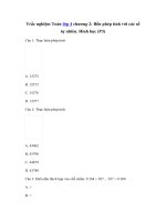 Tải Trắc nghiệm Toán lớp 4 chương 2 - Phần 3 - Bài tập Toán lớp 4 Chương 2 có đáp án