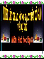 giáo án tốt-Hóa 8, tiết 53 - Website Trường THCS Tây Sơn - Đại Lộc - Quảng Nam