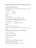 Tải Giải SBT Công nghệ lớp 8 bài 53: Thiết bị bảo vệ của mạng điện trong nhà - Giải Sách bài tập Công nghệ 8 bài 53