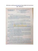 Tải Đề thi khảo sát chất lượng lớp 9 môn Văn Phòng GD&ĐT Mê Linh năm học 2019 - 2020 (đợt 2) - Đề thi học kì 2 lớp 9 môn Văn có đáp án