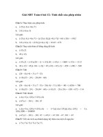 Tải Giải bài tập SBT Toán 6 bài 13: Bội và ước của một số nguyên - Giải bài tập môn Toán Đại số lớp 6