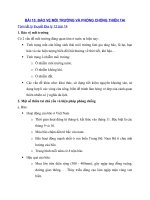 Tải Địa lý 12 bài 15: Bảo vệ môi trường và phòng chống thiên tai - Lý thuyết, trắc nghiệm môn Địa lý 12
