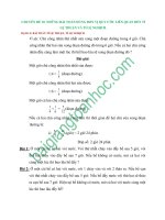 Chuyên đề 10: Những bài toán liên quan đến đại lượng tỉ lệ thuận và tỉ lệ nghịch ôn thi vào lớp 6
