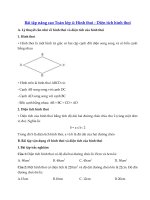 Tải Bài tập nâng cao Toán lớp 4: Hình thoi - Diện tích hình thoi - Bài tập nâng cao Toán lớp 4