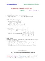 Đề thi và đáp án số 2 môn toán lớp 8 ôn thi học kỳ 1 tại trung tâm luyện thi EDUFLY