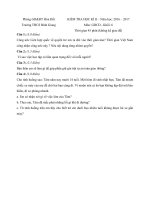 Tải Đề thi học kì 2 môn Giáo dục công dân lớp 6 trường THCS Bình Giang, Kiên Giang năm học 2016 - 2017 - Đề kiểm tra học kì II môn Giáo dục công dân 6 có đáp án