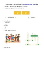 Tải Giải bài tập SBT tiếng Anh lớp 3 chương trình mới Unit 11: This is my family - Lời giải sách bài tập tiếng Anh lớp 3 Unit 11 trang 44