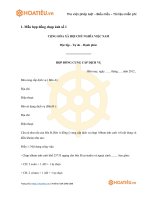 Tải Mẫu hợp đồng chụp ảnh - HoaTieu.vn