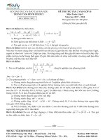 Đề thi thử lần 2 và đáp án chi tiết  môn Toán vào lớp 10 năm 2018 tại Trung tâm BDVH Edufly