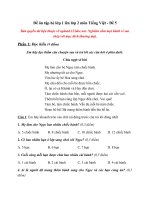 Tải Phiếu bài tập ôn hè lớp 1 lên lớp 2 năm 2020 môn Tiếng Việt - Đề 5 - Bài tập hè lớp 1 lên lớp 2 môn Tiếng Việt có đáp án