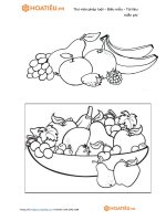 Tải Tranh tô màu cho bé 5 tuổi - HoaTieu.vn