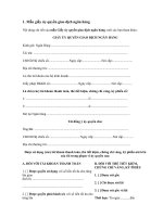 Tải Mẫu giấy ủy quyền giao dịch ngân hàng - HoaTieu.vn