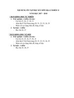 nội dung ôn tập hk1 môn địa lý lớp 12 năm học 20172018  thpt nguyễn du