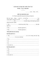 Tải Mẫu biên bản họp dòng họ - HoaTieu.vn