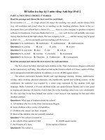 Tải Đề kiểm tra học kỳ I môn tiếng Anh lớp 10 số 2 - Đề kiểm tra tiếng Anh lớp 10 có đáp án