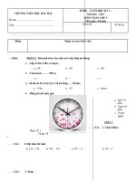 Tải Đề thi học kì 1 lớp 3 môn Toán, Tiếng Việt trường tiểu học Bắc Hải, TP. Hồ Chí Minh năm 2016 - 2017 - Đề kiểm tra học kì 1 môn Toán, Tiếng Việt lớp 3 có đáp án