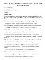 Tải Giải bài tập Tiếng Anh lớp 9 Chương trình mới Unit 1: A CLOSER LOOK 2, COMMUNICATION - Để học tốt Tiếng Anh 9 thí điểm Unit 1: LOCAL ENVIRONMENT