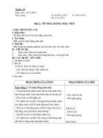 Bài 2: Tô màu bằng màu nền - Tài nguyên - Trung tâm Thông tin - Thư viện điện tử