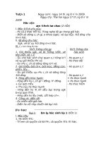 Giáo án lớp 1 từ tuần 1 đến tuần 6 - Tài nguyên - Trung tâm Thông tin - Thư viện điện tử