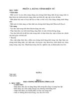 Giáo án tin học 7: Tuần 1,2,3 - Tài nguyên - Trung tâm Thông tin - Thư viện điện tử