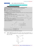 Chuyên đề 4  HHKG   khoảng cách trong không gian   câu hỏi 