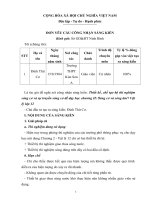 Sáng kiến kinh nghiệm, SKKN - Thiết kế, chế tạo bộ thí nghiệm sóng cơ và sự truyền sóng cơ để dạy học chương II Sóng cơ và sóng âm - Vật lý lớp 12