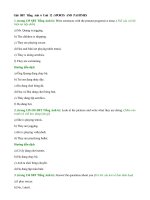 Tải Giải sách bài tập tiếng Anh lớp 6 Unit 12: Sports and Pastimes - Giải SBT tiếng Anh lớp 6